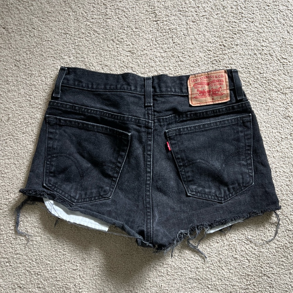 Levi’s jean shorts.
